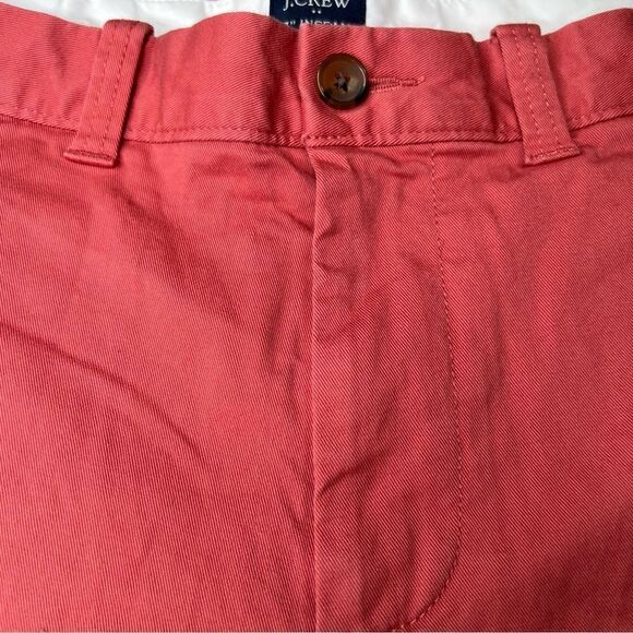 J. Crew Factory 7” flex chino shorts in old red size 30 NWOT- flaw - Picture 4 of 10